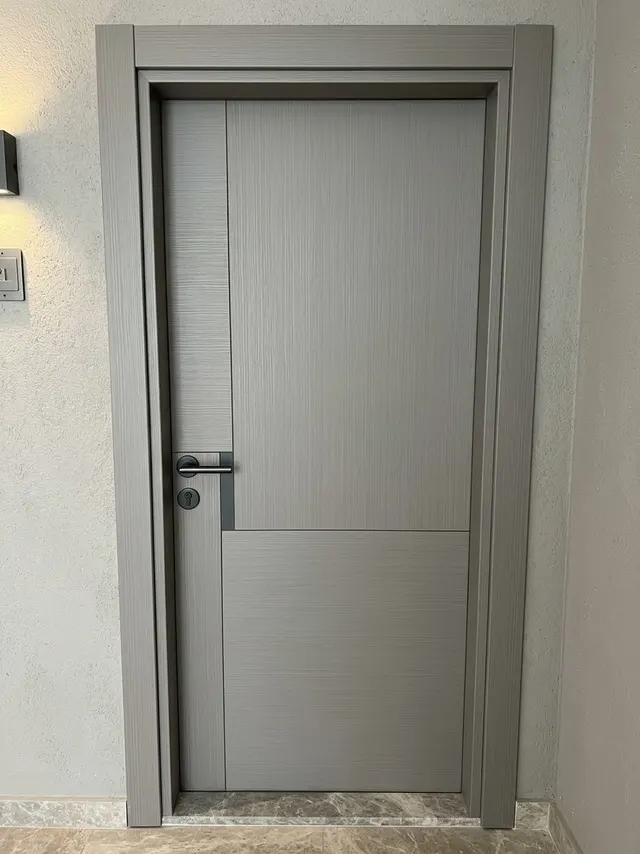 Füme Fırçalı bölmeli kapı